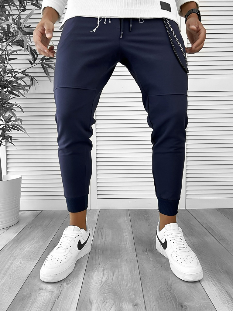 Pantaloni de trening bleumarin 12262 38-2