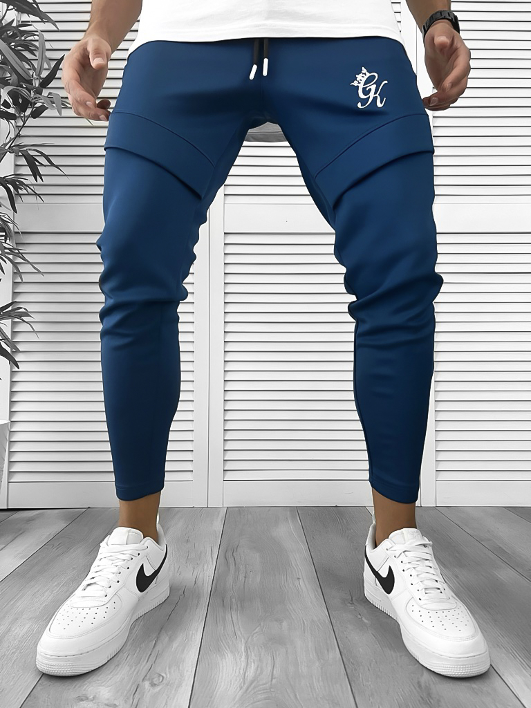 Pantaloni de trening bleumarin silon conici 12374 16-3.1