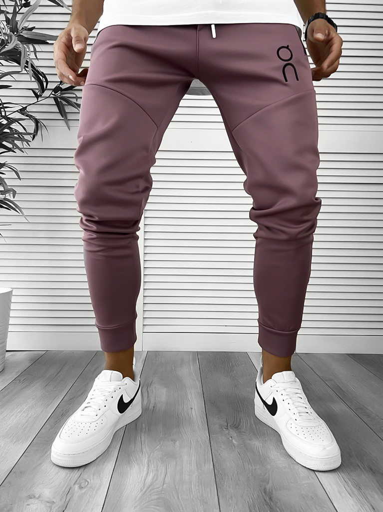 Pantaloni de trening maro conici 12260 P20-1.3