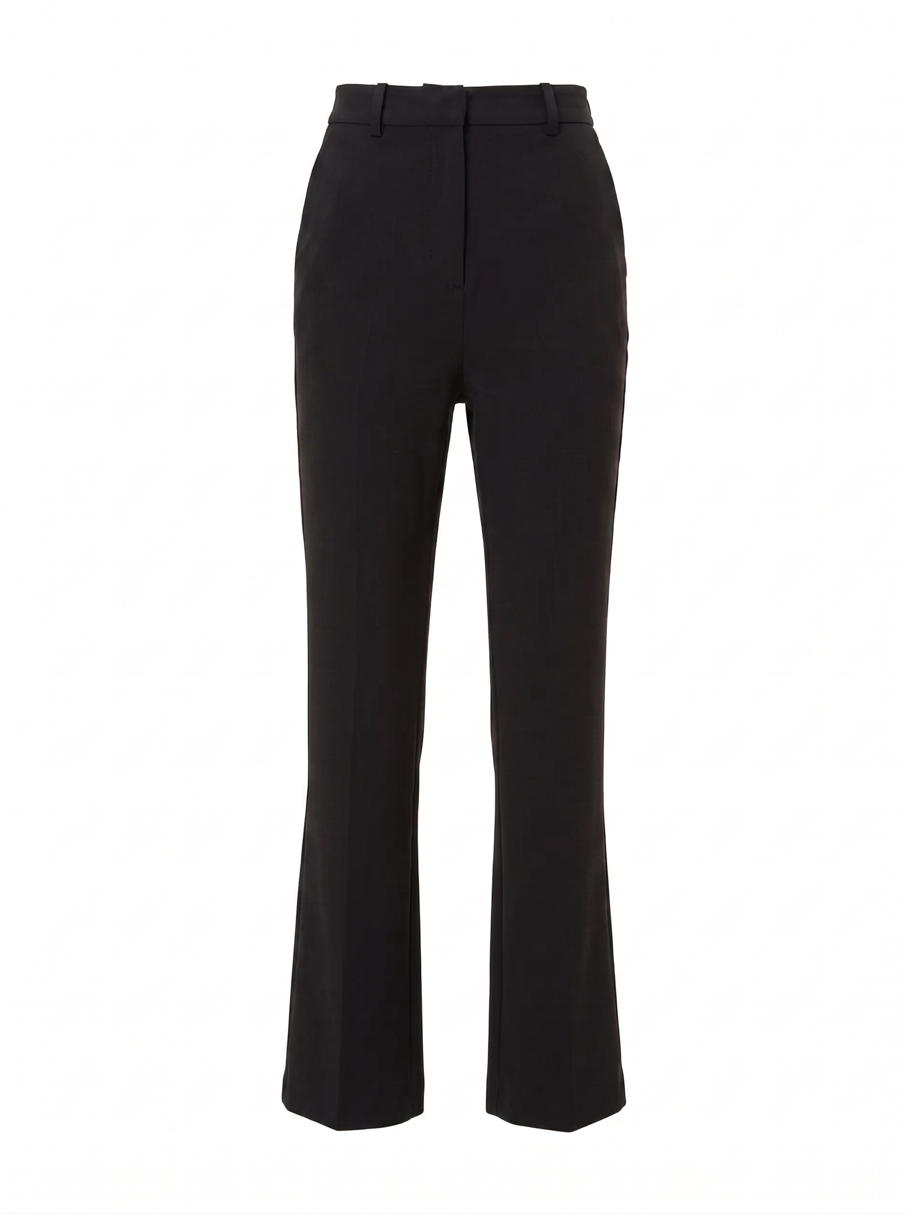 Pantaloni drepți din mix de vâscoză ORSAY negru - 40