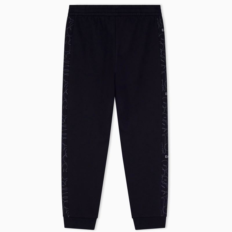 Pantaloni EA7 LOGO SERIES BOY PANTS CH SKATE LOGO BR - poza 2