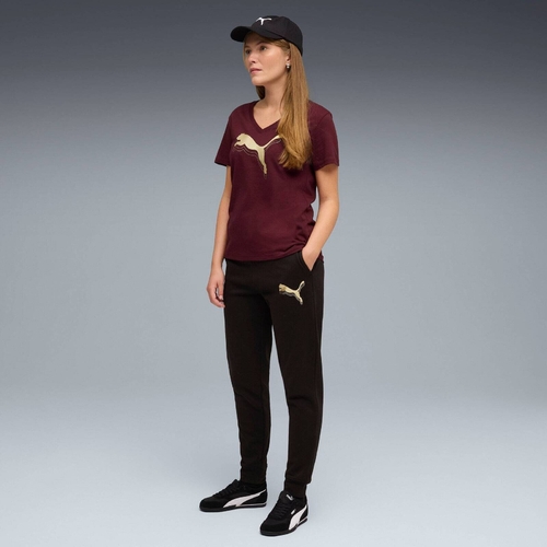 Pantaloni femei Puma Ess Metallic Sweatpants Fl 68499851 - poza 2