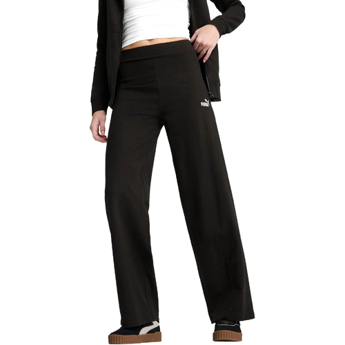 Pantaloni femei Puma Ess Small No 1 Logo High-waist Straight 68242801