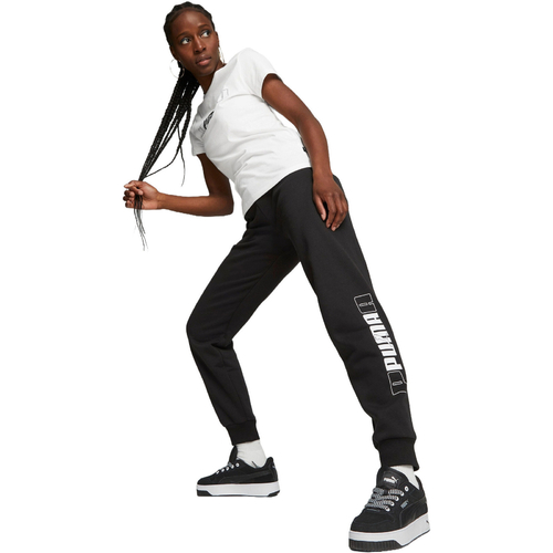 Pantaloni femei Puma Logo Printed Elastic Waist Active Joggers 67595601 - poza 1