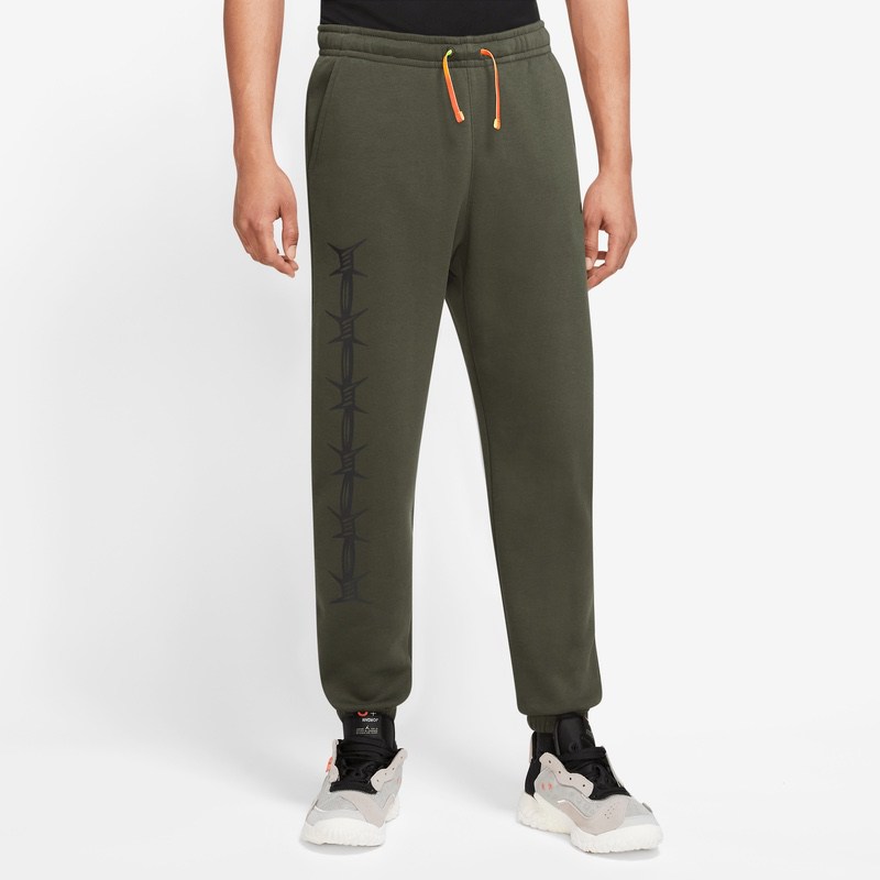Pantaloni Nike M J FLT MVP STMT GFX fleece pants - poza 1