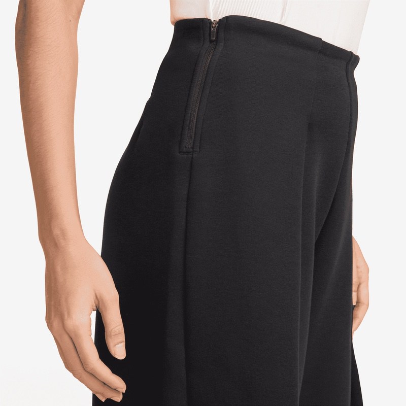 Pantaloni Nike W NSW TCH FLC HR PLT PANT WIDE - poza 3
