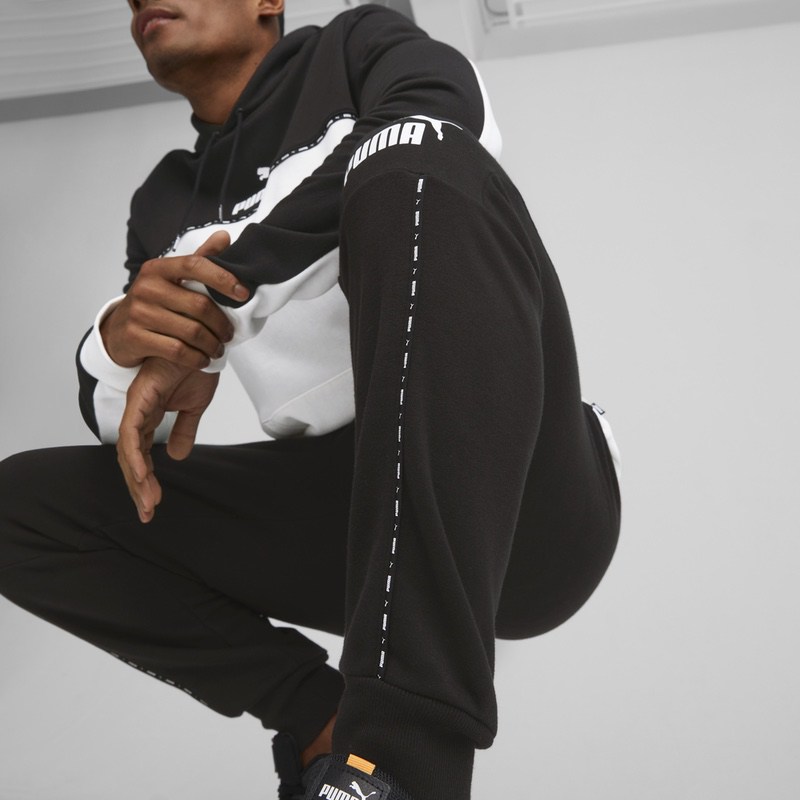 Pantaloni Puma ess BLOCK x Tape Sweatpants - poza 4