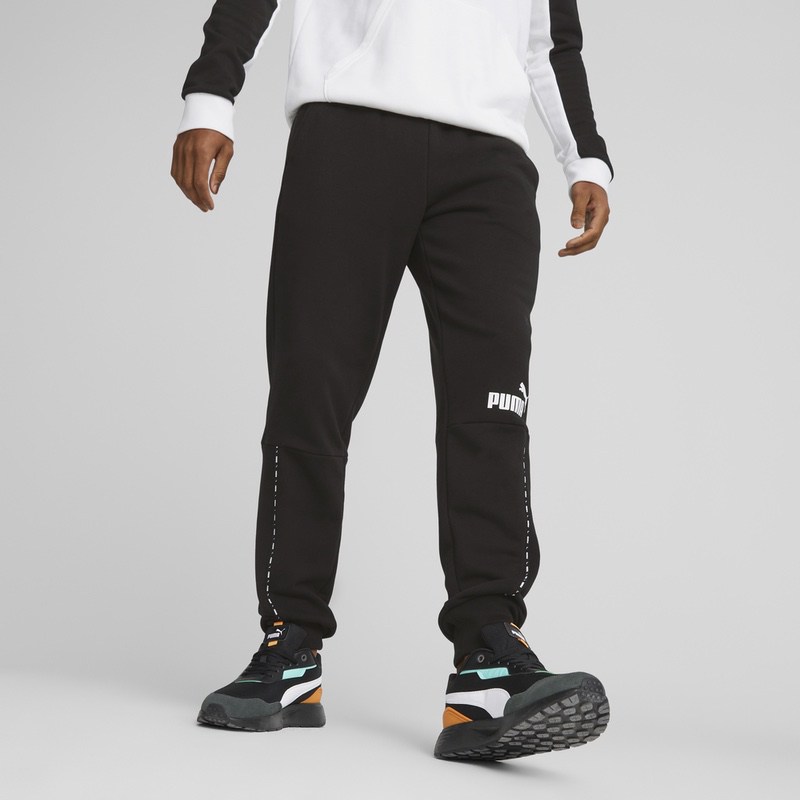 Pantaloni Puma ess BLOCK x Tape Sweatpants - poza 5