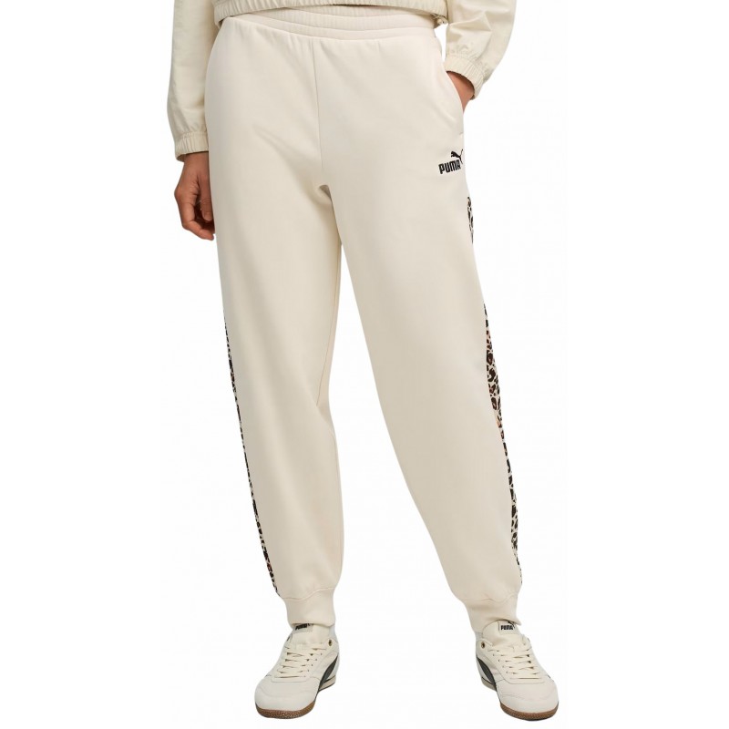 Pantaloni Puma ESS GRAPHIC Animal Comfort High-Waist Sweatpants FL cl