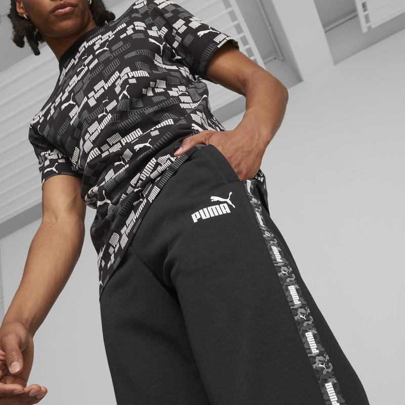 Pantaloni Puma ess Tape Camo Sweatpants - poza 5