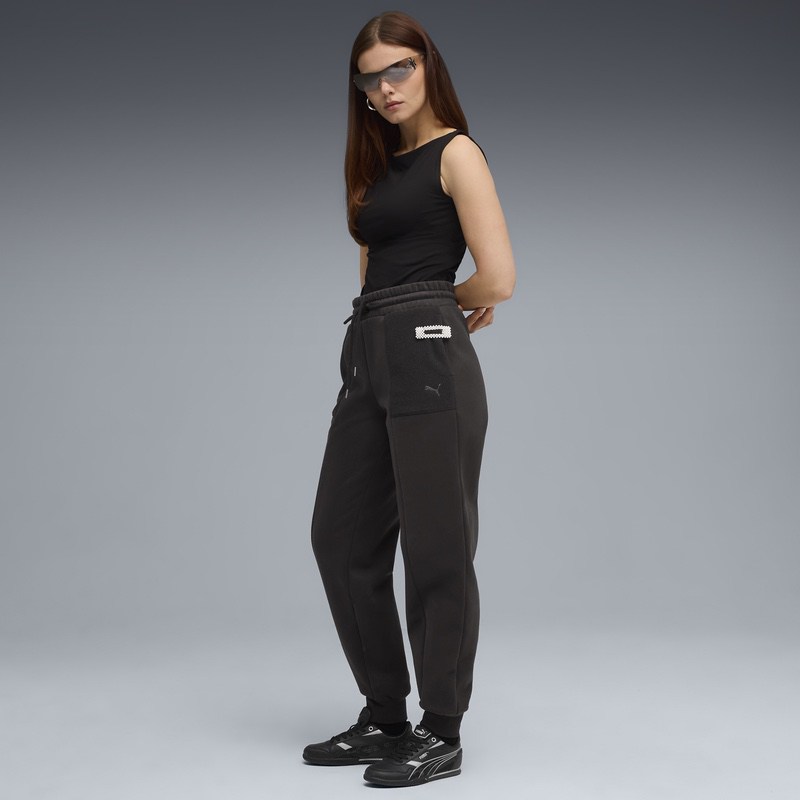 Pantaloni Puma HER Comfort High-Waist Sweatpants FL cl - poza 5