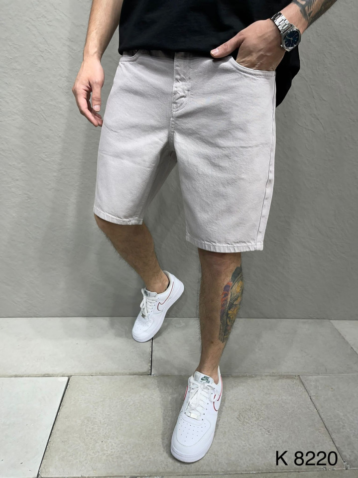 PANTALONI SCURTI CLASIC GREY PSAS126(8220) (MĂRIME: 31)