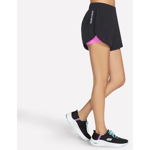 Pantaloni scurti femei Skechers performance 3 Inch Hybrid Short SH70-BLK - poza 3