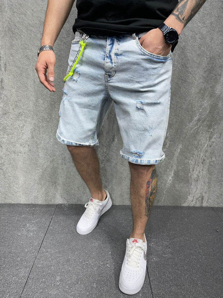 PANTALONI SCURTI GREEN BLUEWHITE PSAS77(6322) (MĂRIME: 32)