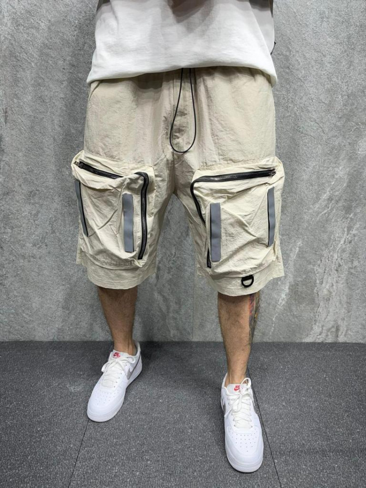 PANTALONI SCURTI HOINAR REFLEX BEIGE PSAS138(5270) (MĂRIME: S)