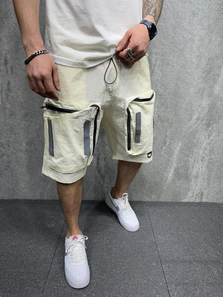 PANTALONI SCURTI HOINAR REFLEX ECRU PSAS136(5270) (MĂRIME: M)