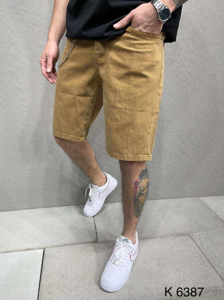 PANTALONI SCURTI MVP CLASIC BROWN PSAS114(6387) (MĂRIME: 30)