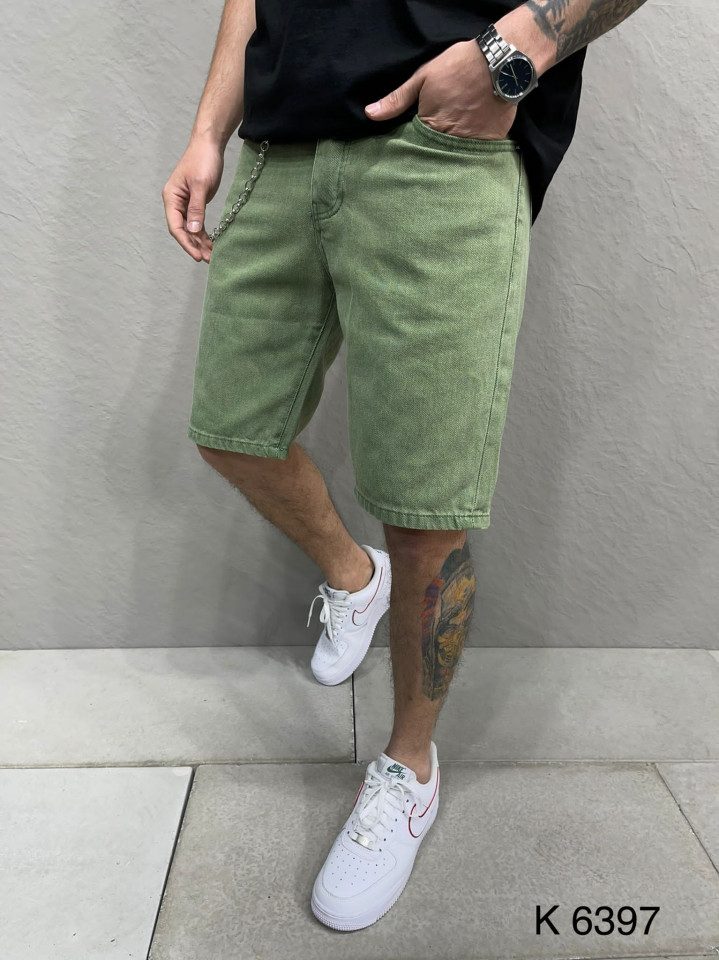 PANTALONI SCURTI MVP CLASIC DARK-GREEN PSAS111(6397) (MĂRIME: 30)