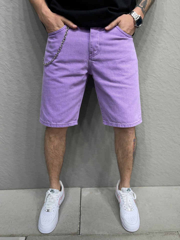 PANTALONI SCURTI MVP CLASIC PURPLE PSAS110(6383) (MĂRIME: 29)