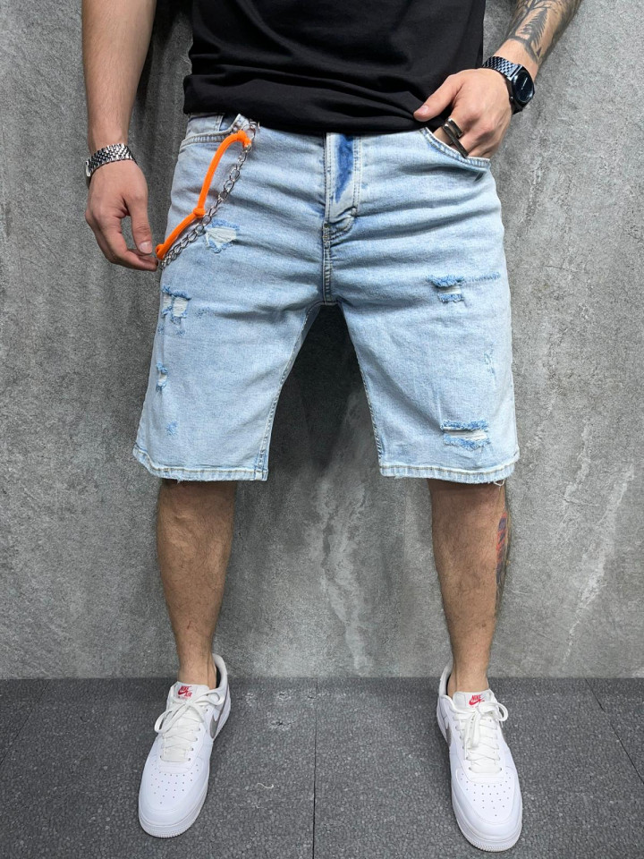 PANTALONI SCURTI ORANGE BLUEWHITE PSAS73(6321) (MĂRIME: 29)