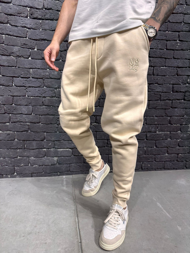 PANTALONI SLIM FIT NO 2Y STONE-BEIGE BGAS1062(6221) (MĂRIME: XL)