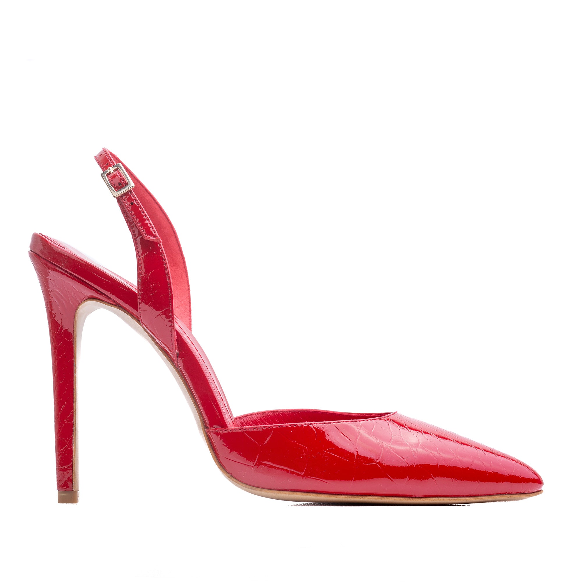Pantofi Alice Piele Lacuita, Rosii, Editie Limitata - 41 / 11 cm