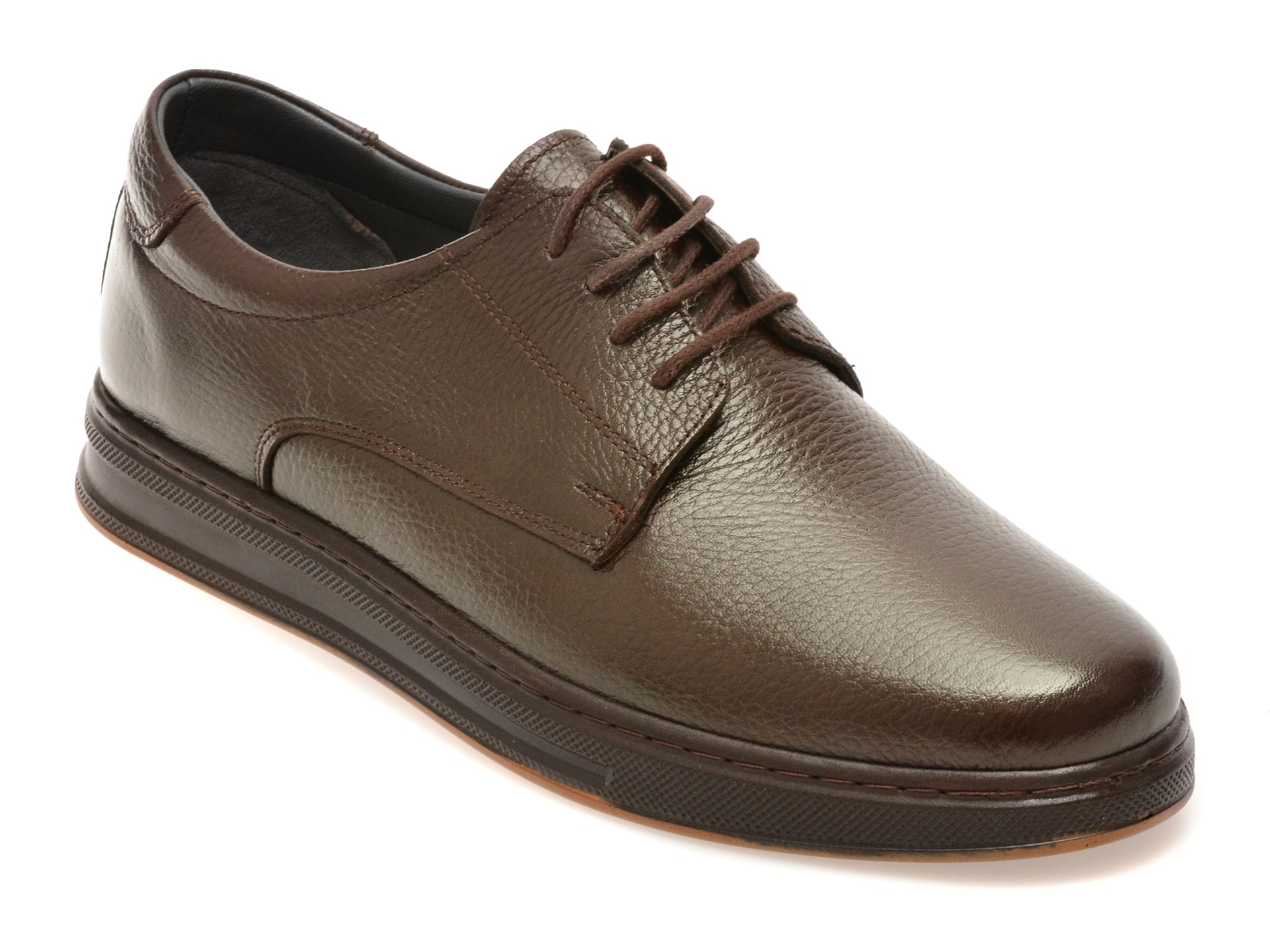 Pantofi BITE THE BULLET maro, RZ001, din piele naturala