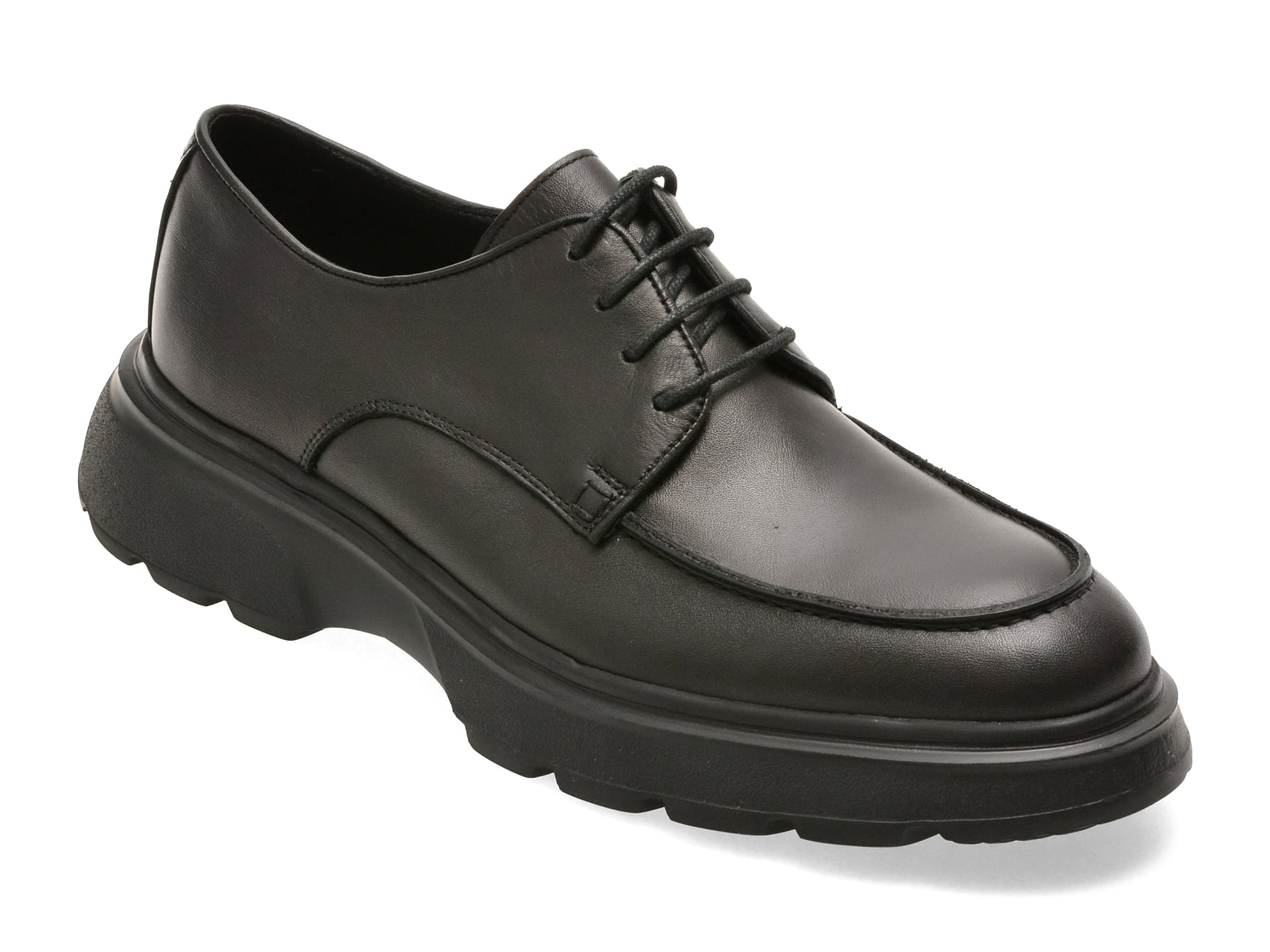 Pantofi BITE THE BULLET negri, RM101, din piele naturala
