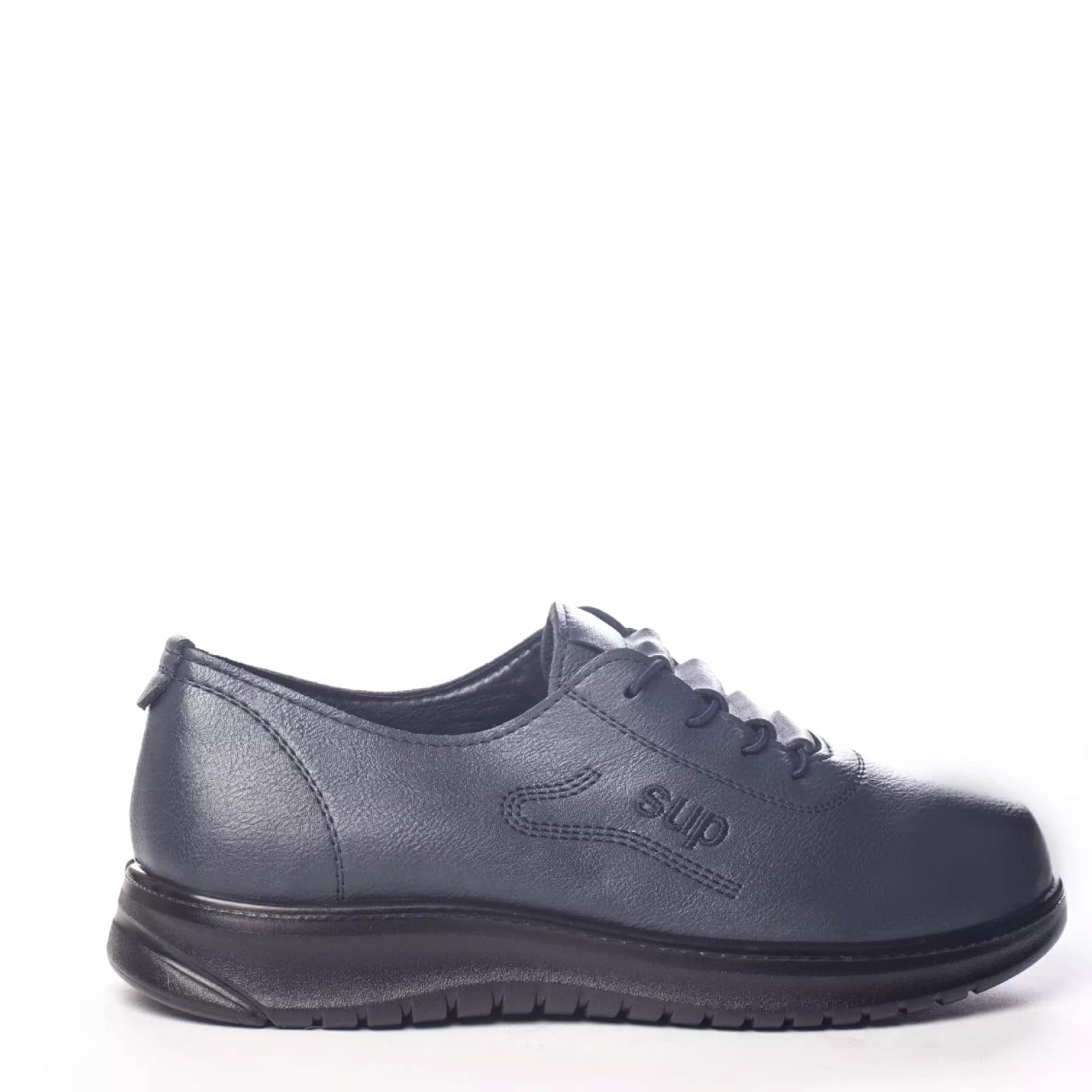 Pantofi casual akayla albastru piele ecologica - poza 3
