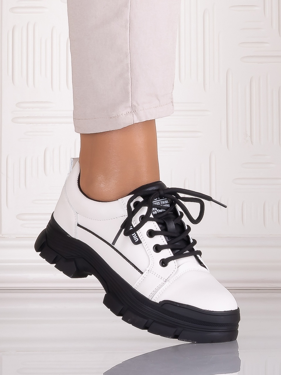 Pantofi casual Albi dama din Piele Ecologica Astoia - poza 2