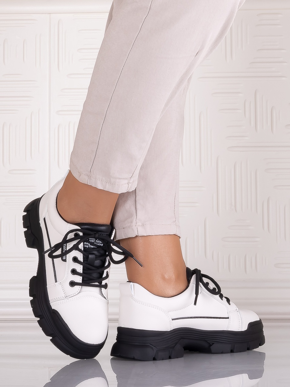 Pantofi casual Albi dama din Piele Ecologica Astoia - poza 4