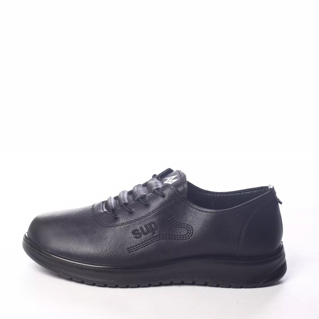 Pantofi casual kaina negru piele ecologica - poza 3