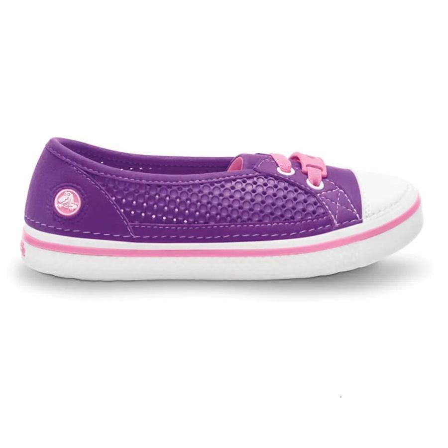 Pantofi Crocs Crosmesh Hover Skimmer Girls Mov - Dahlia - poza 1