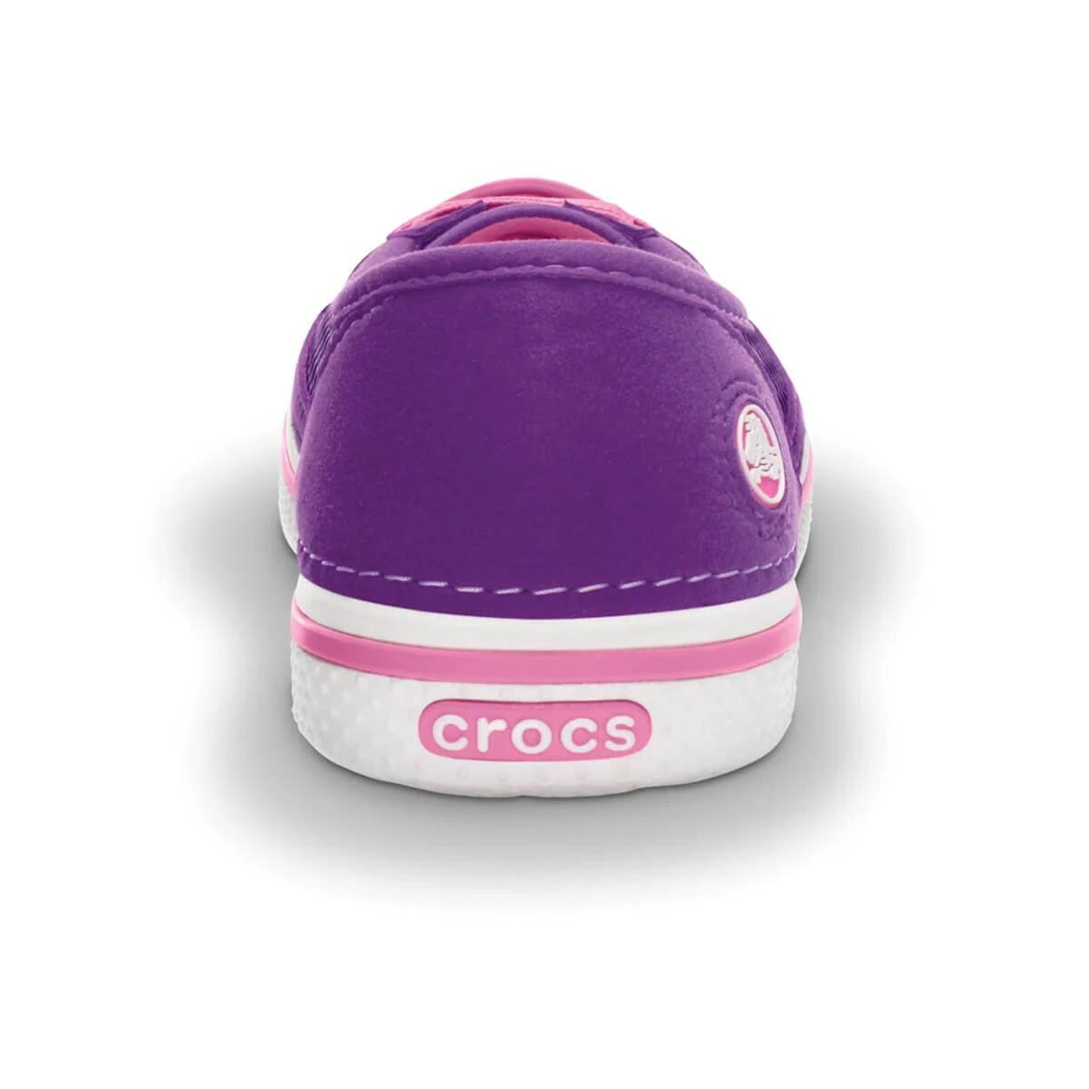 Pantofi Crocs Crosmesh Hover Skimmer Girls Mov - Dahlia - poza 3