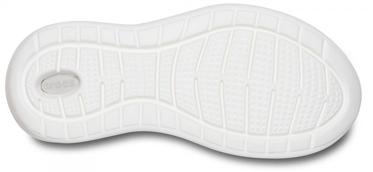 Pantofi Crocs Kids' LiteRide Pacer Roz - Electric Pink/White - poza 4