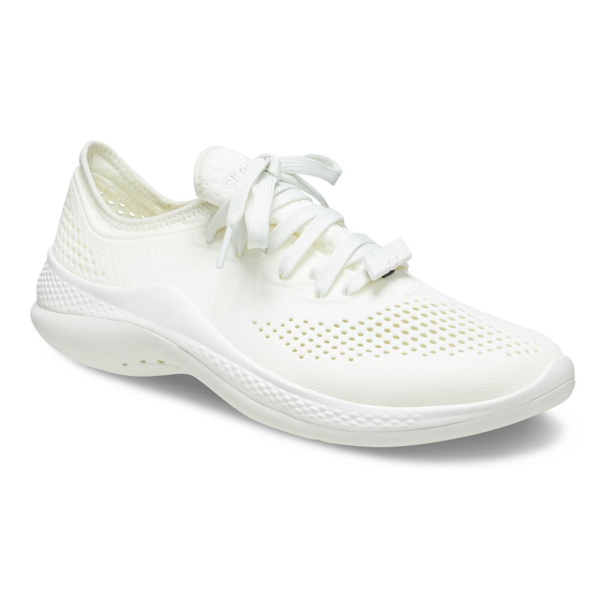 Pantofi Crocs LiteRide 360 Pacer M Alb - Almost White/Almost White - poza 2