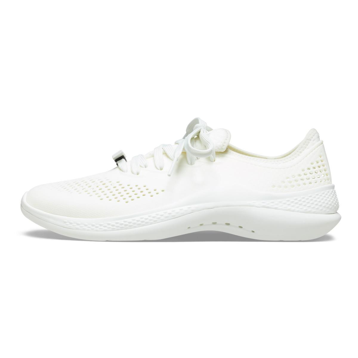 Pantofi Crocs LiteRide 360 Pacer M Alb - Almost White/Almost White - poza 3