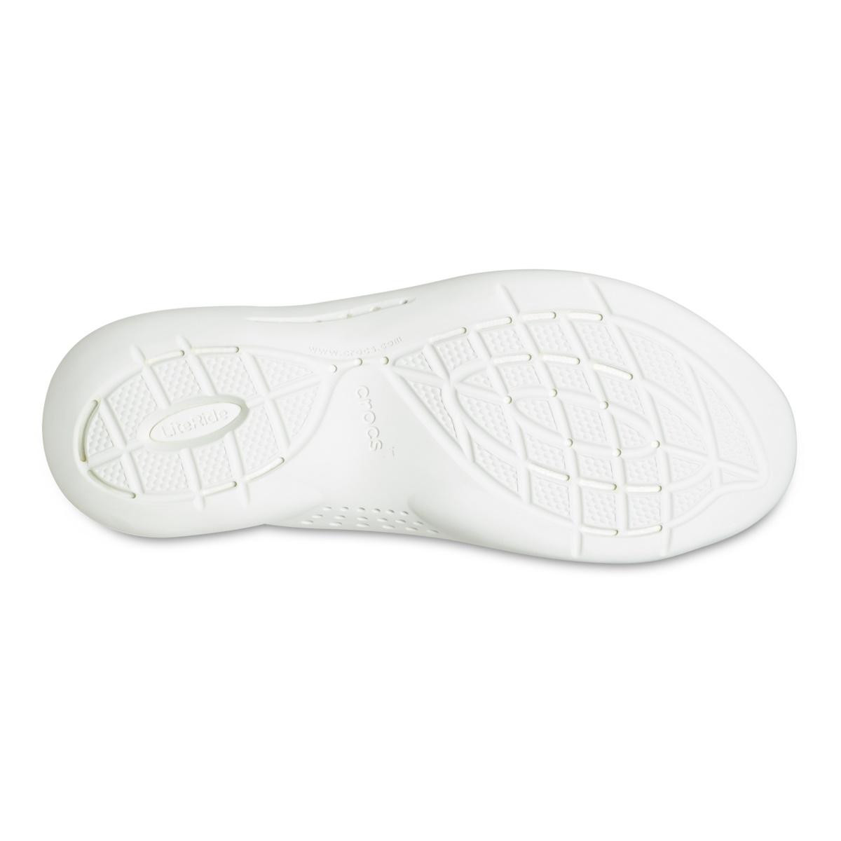 Pantofi Crocs LiteRide 360 Pacer M Alb - Almost White/Almost White - poza 4