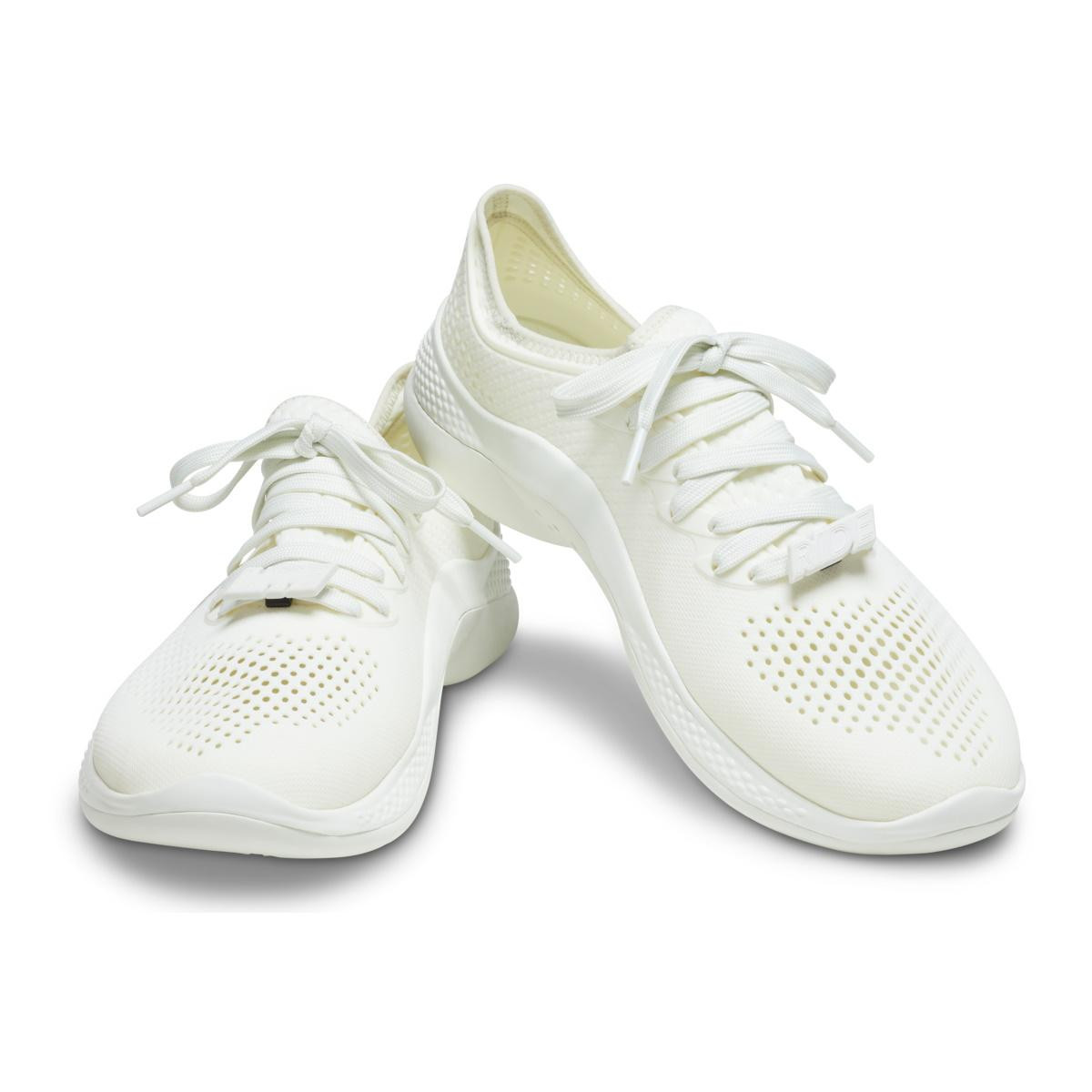 Pantofi Crocs LiteRide 360 Pacer M Alb - Almost White/Almost White - poza 5