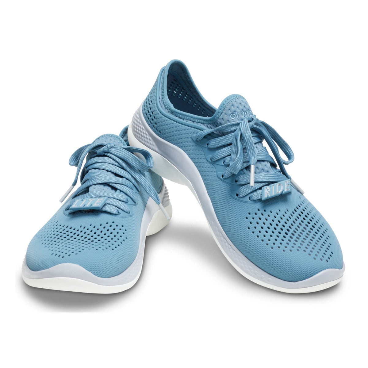 Pantofi Crocs LiteRide 360 Pacer M Albastru - Blue Steel/Microchip - poza 4
