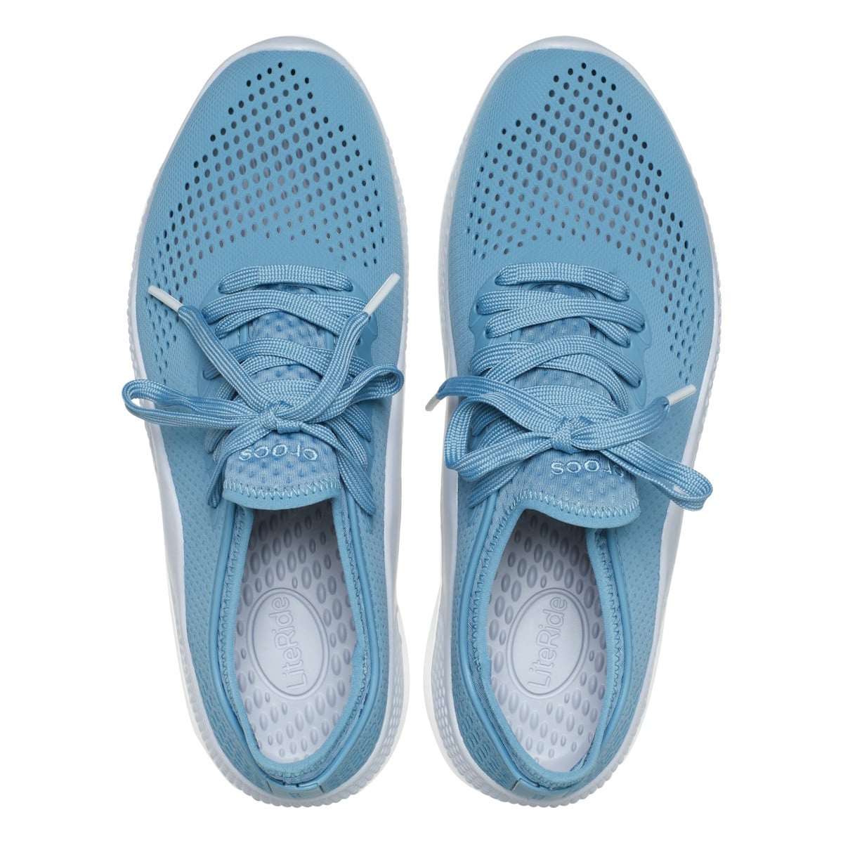 Pantofi Crocs LiteRide 360 Pacer M Albastru - Blue Steel/Microchip - poza 5