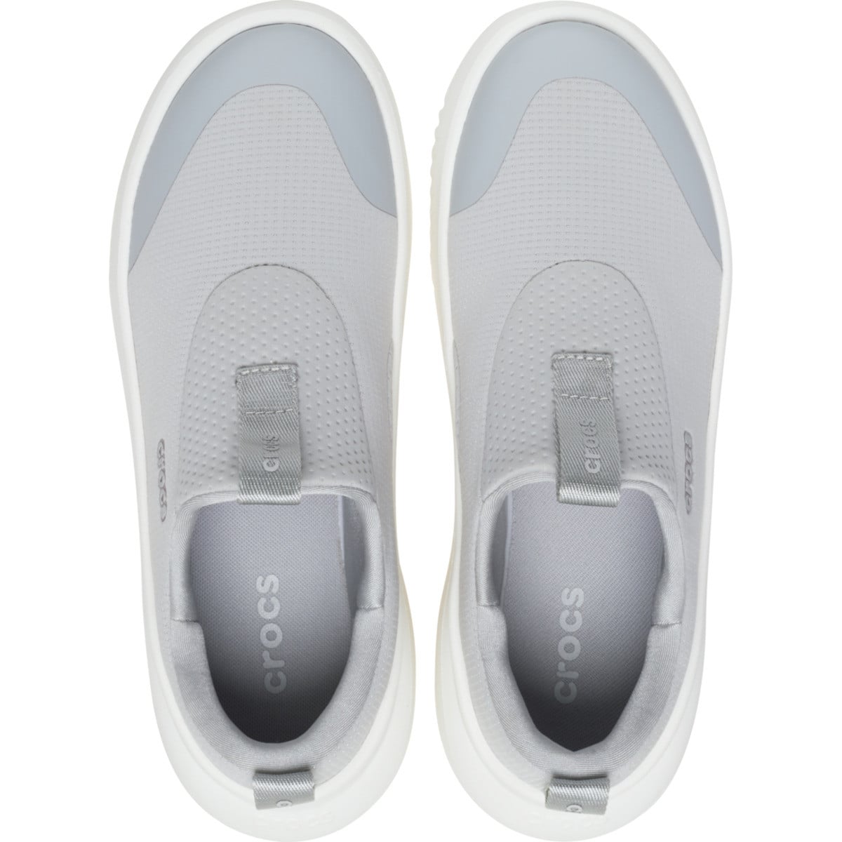 Pantofi Crocs Mellow Ease Gri - Atmosphere/White - poza 5
