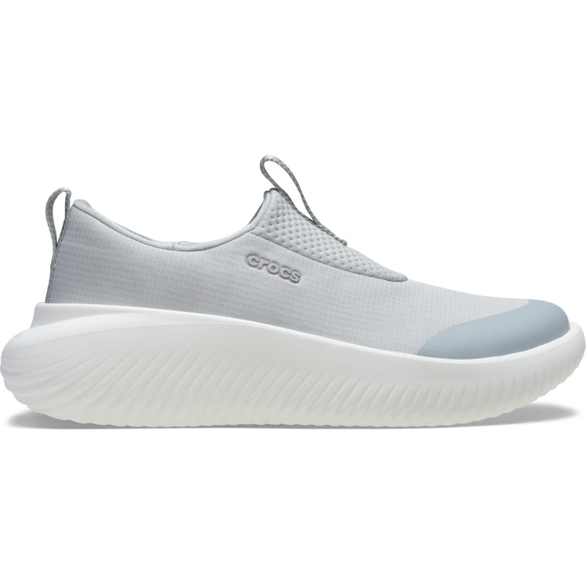 Pantofi Crocs Mellow Ease Gri - Atmosphere/White - poza 1