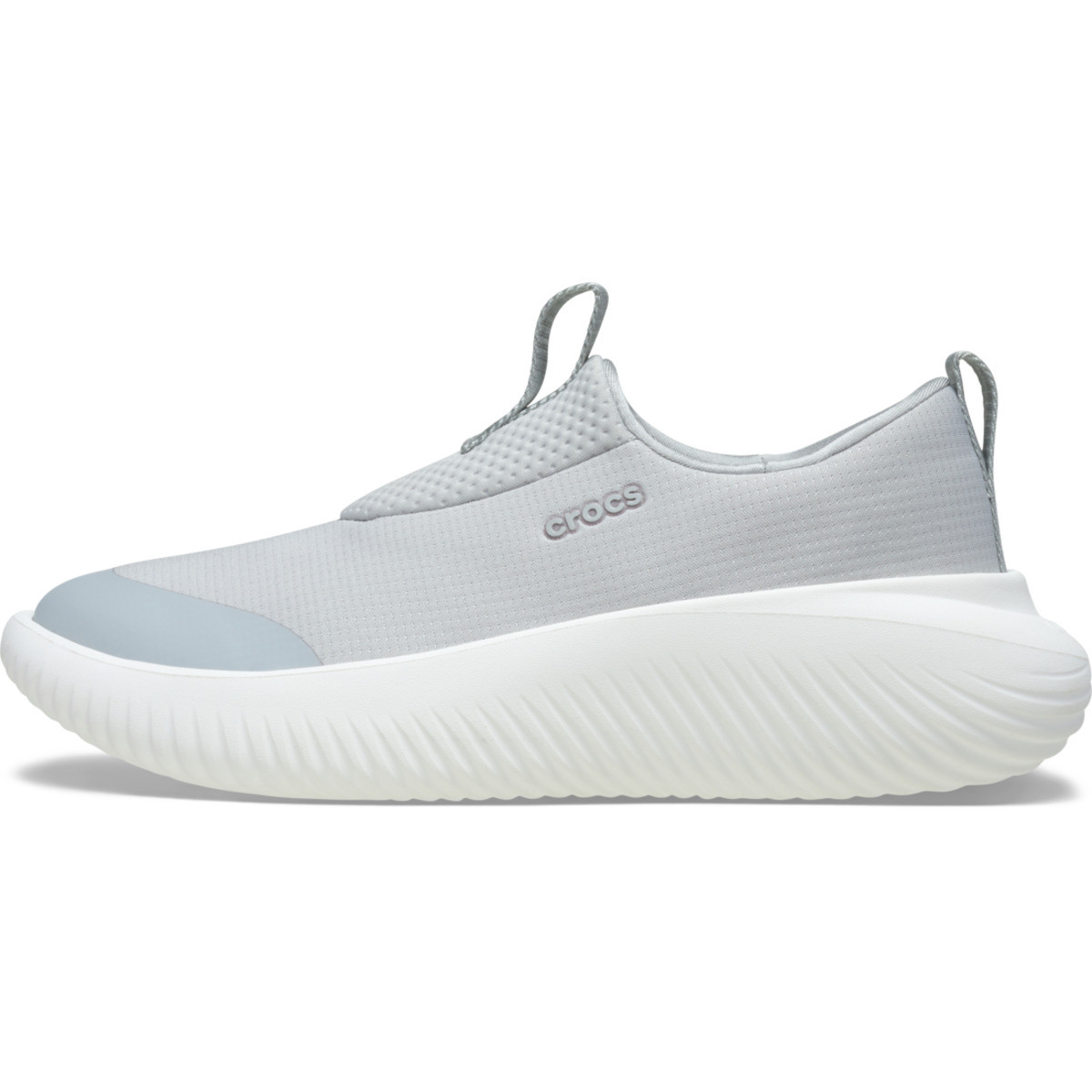 Pantofi Crocs Mellow Ease Gri - Atmosphere/White - poza 3
