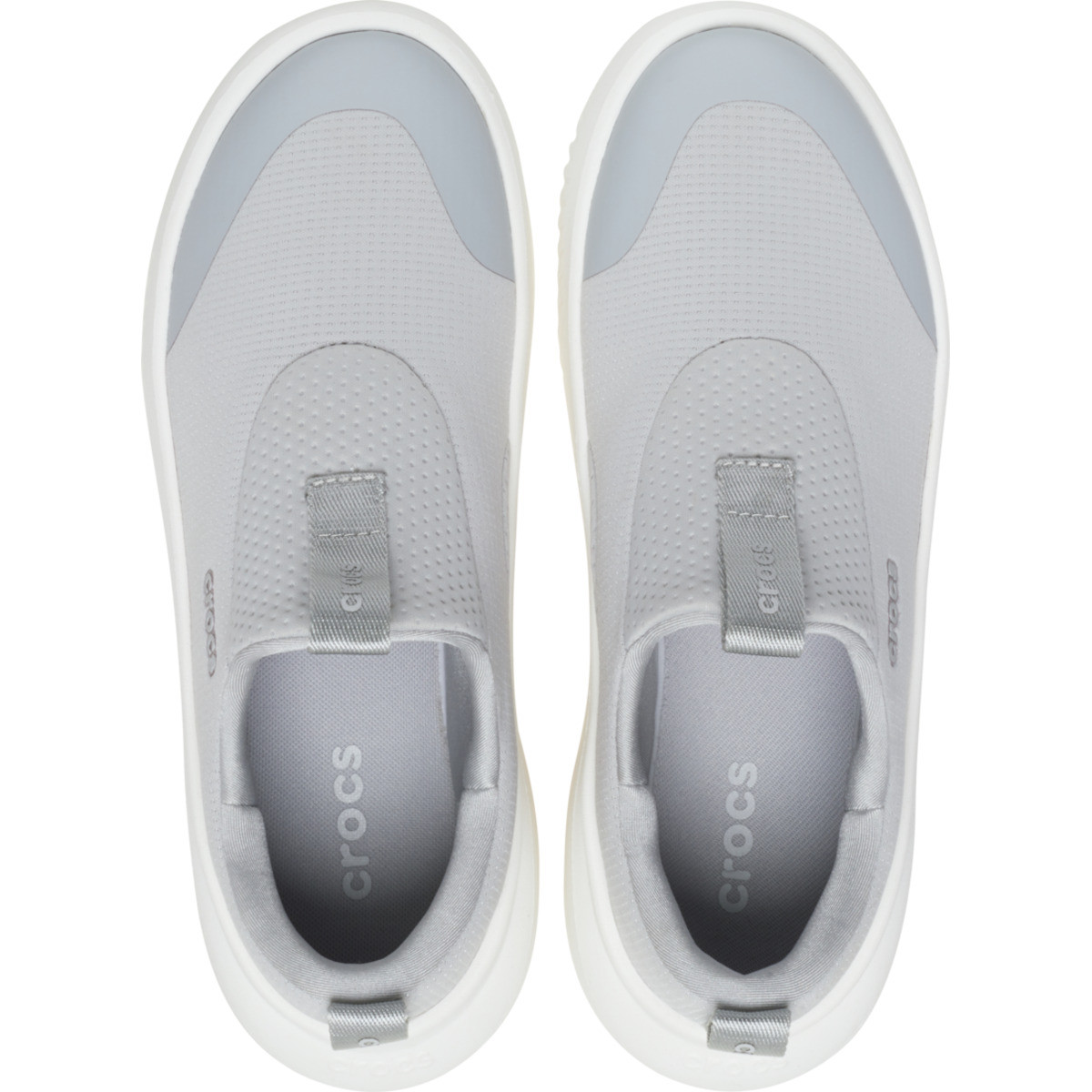 Pantofi Crocs Mellow Ease Gri - Atmosphere/White - poza 5