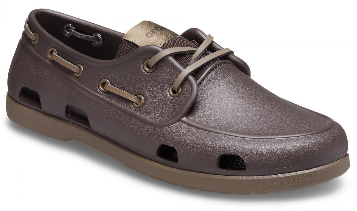 Pantofi Crocs Men's Classic Boat Shoe Maro - Espresso/Walnut - poza 2