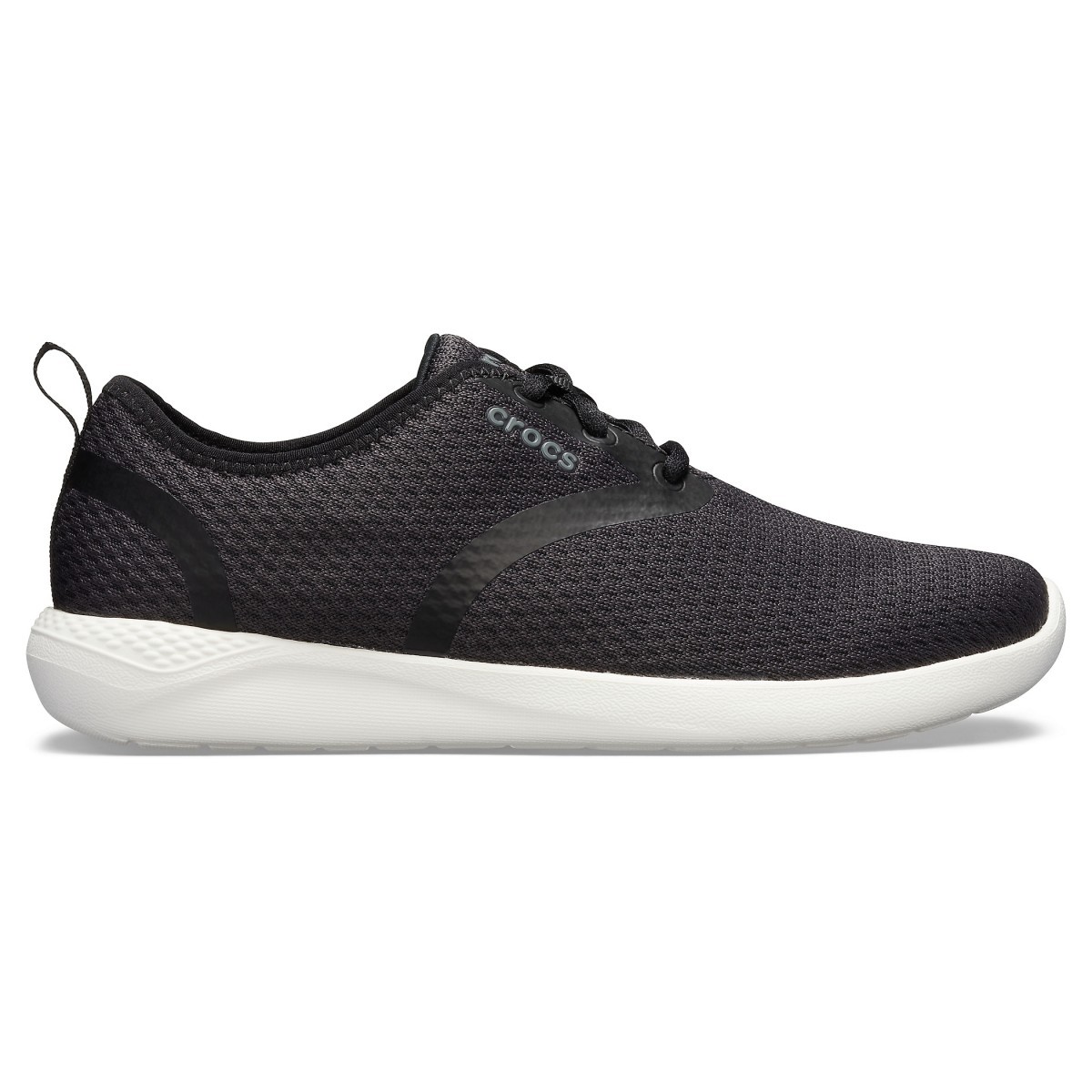 Pantofi Crocs Women's LiteRide Mesh Lace Negru - Black/White - poza 1
