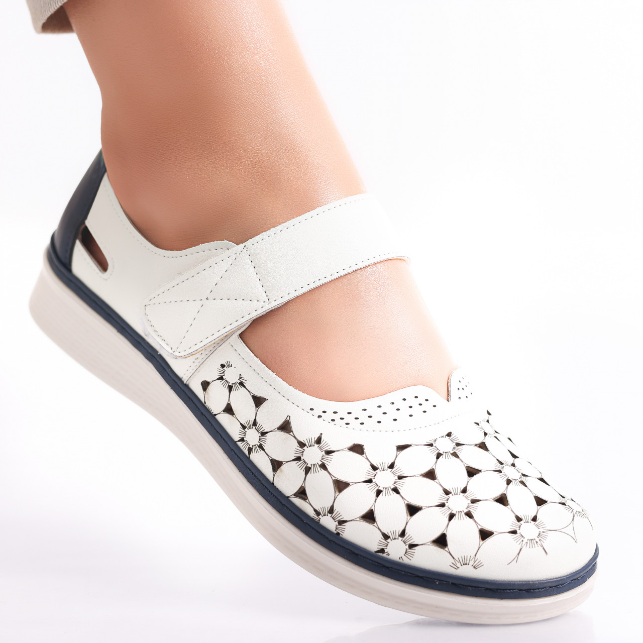 Pantofi dama casual Albi din Piele Ecologica Agali - poza 1