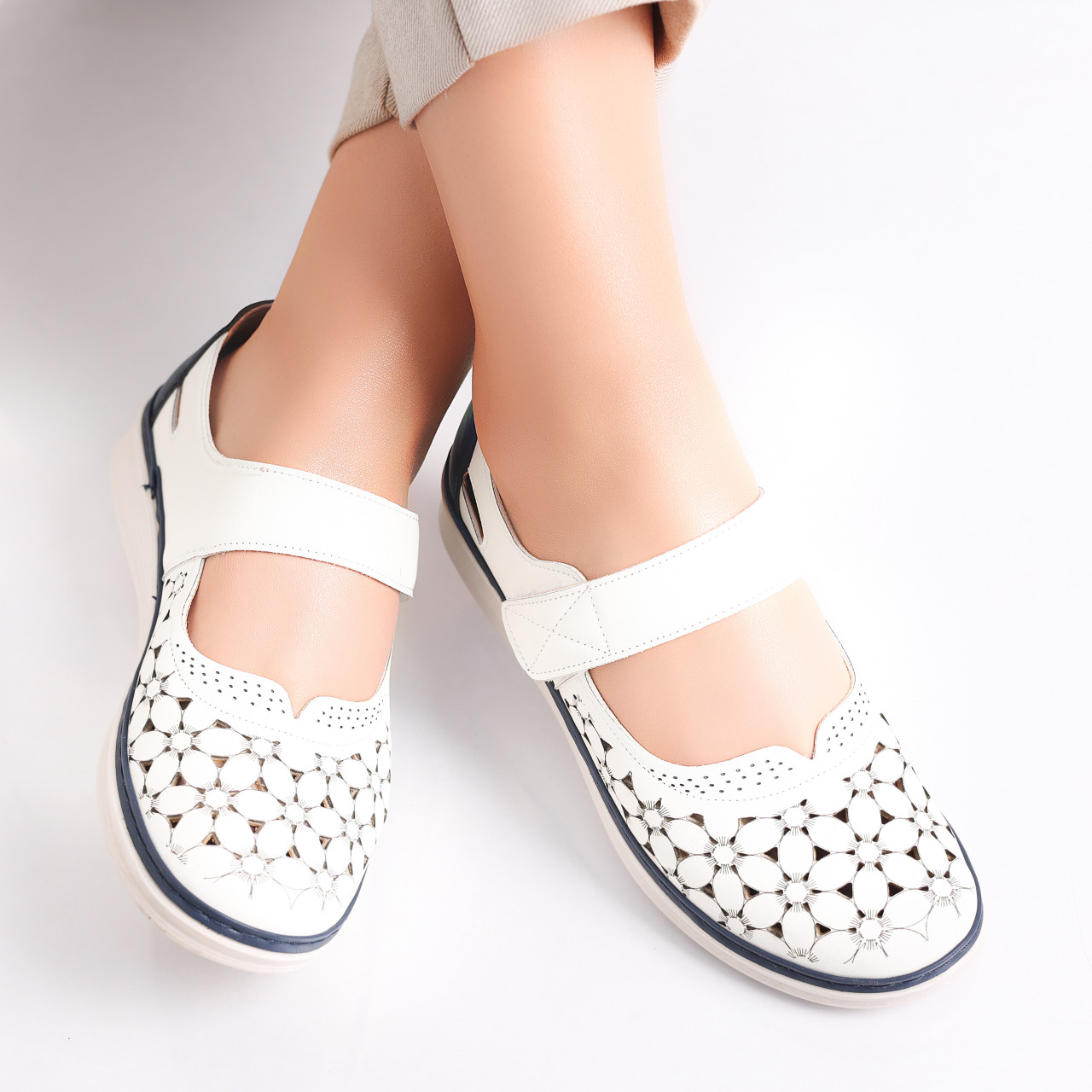 Pantofi dama casual Albi din Piele Ecologica Agali - poza 5