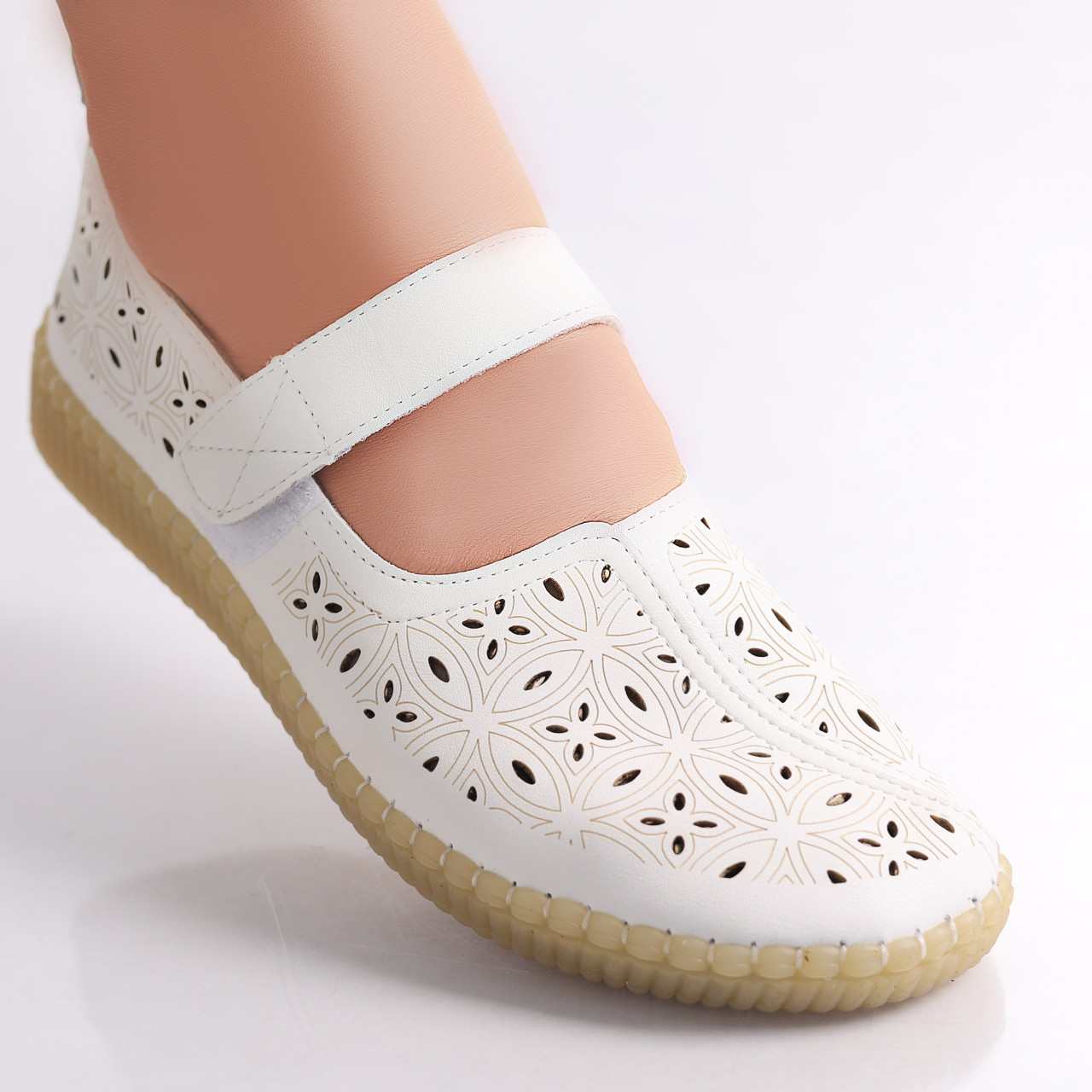 Pantofi dama casual Albi din Piele Ecologica Amata - poza 3